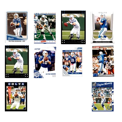 Peyton Manning Indianapolis Colts Trading Cards Set