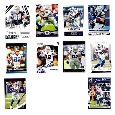 Jason Witten Dallas Cowboys Trading Cards Set