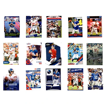 Eli Manning New York Giants Trading Cards Set