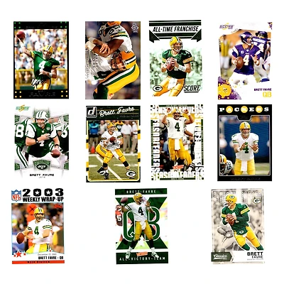 Brett Favre Trading Cards Set