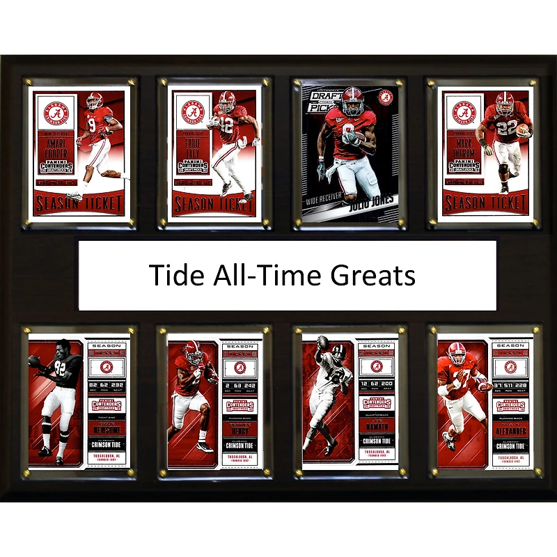 Alabama Crimson Tide 12'' x 15'' All-Time Greats Plaque