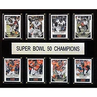 Denver Broncos Super Bowl 50 Champions 12'' x 15'' Plaque