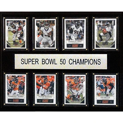 Denver Broncos Super Bowl 50 Champions 12'' x 15'' Plaque