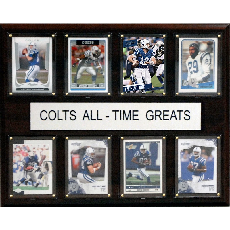 Indianapolis Colts 12'' x 15'' All-Time Greats Plaque