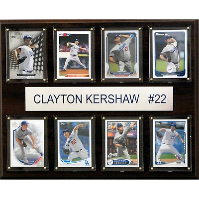 Clayton Kershaw Los Angeles Dodgers 12'' x 15'' Plaque