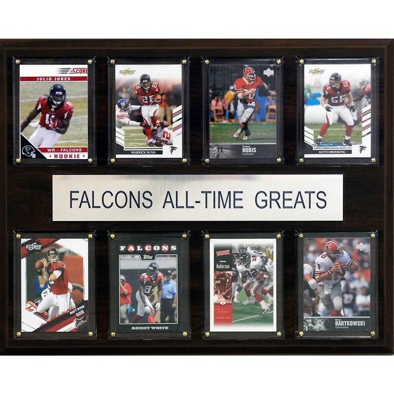 Atlanta Falcons 12'' x 15'' All-Time Greats Plaque