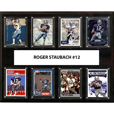 Roger Staubach Dallas Cowboys 12'' x 15'' Plaque