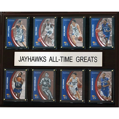 Kansas Jayhawks 12'' x 15'' All-Time Greats Plaque