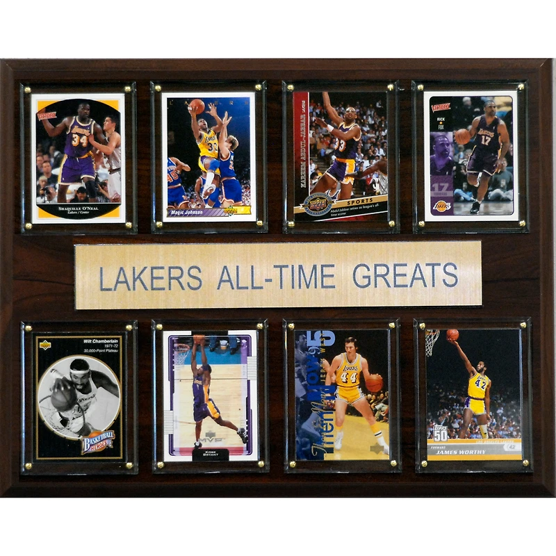 Los Angeles Lakers 12'' x 15'' All-Time Greats Plaque
