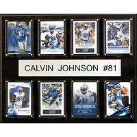 Calvin Johnson Detroit Lions 12'' x 15'' Plaque
