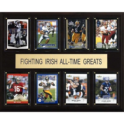 Notre Dame Fighting Irish 12'' x 15'' All-Time Greats Plaque