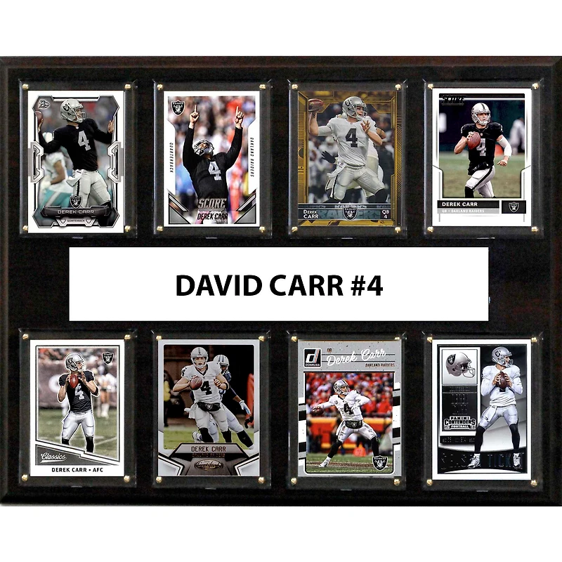 Derek Carr Oakland Raiders 12'' x 15'' Plaque