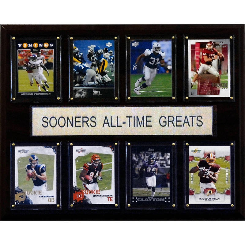 Oklahoma Sooners 12'' x 15'' All-Time Greats Plaque