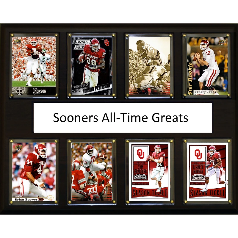 Oklahoma Sooners 12'' x 15'' All-Time Greats Team Plaque