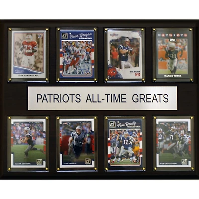 New England Patriots 12'' x 15'' All-Time Greats Team Plaque