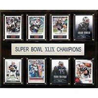 New England Patriots Super Bowl XLIX Champions 12'' x 15'' Team Plaque