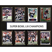 New England Patriots Super Bowl LIII Champions 12'' x 15'' Plaque