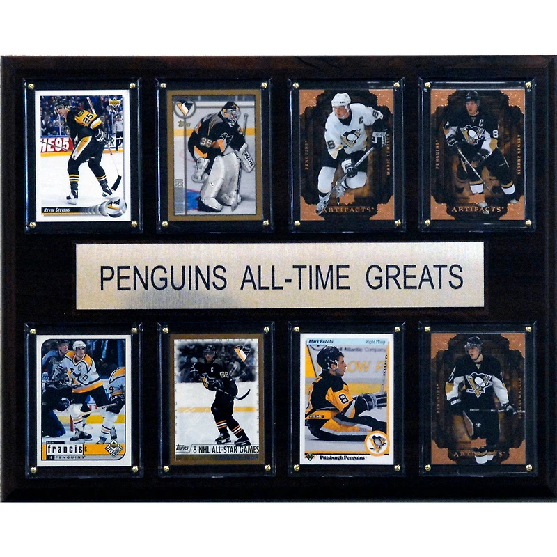 Pittsburgh Penguins 12'' x 15'' All-Time Greats Plaque