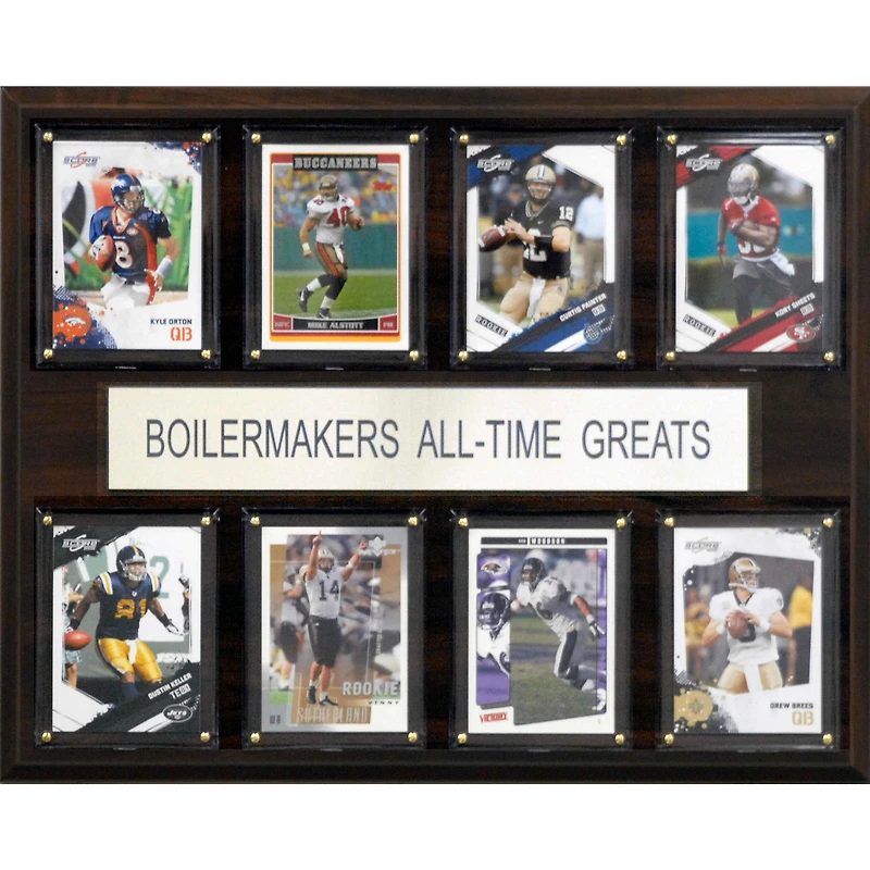 Purdue Boilermakers 12'' x 15'' All-Time Greats Plaque