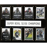 Seattle Seahawks Super Bowl XLVIII Champions 12'' x 15'' Plaque