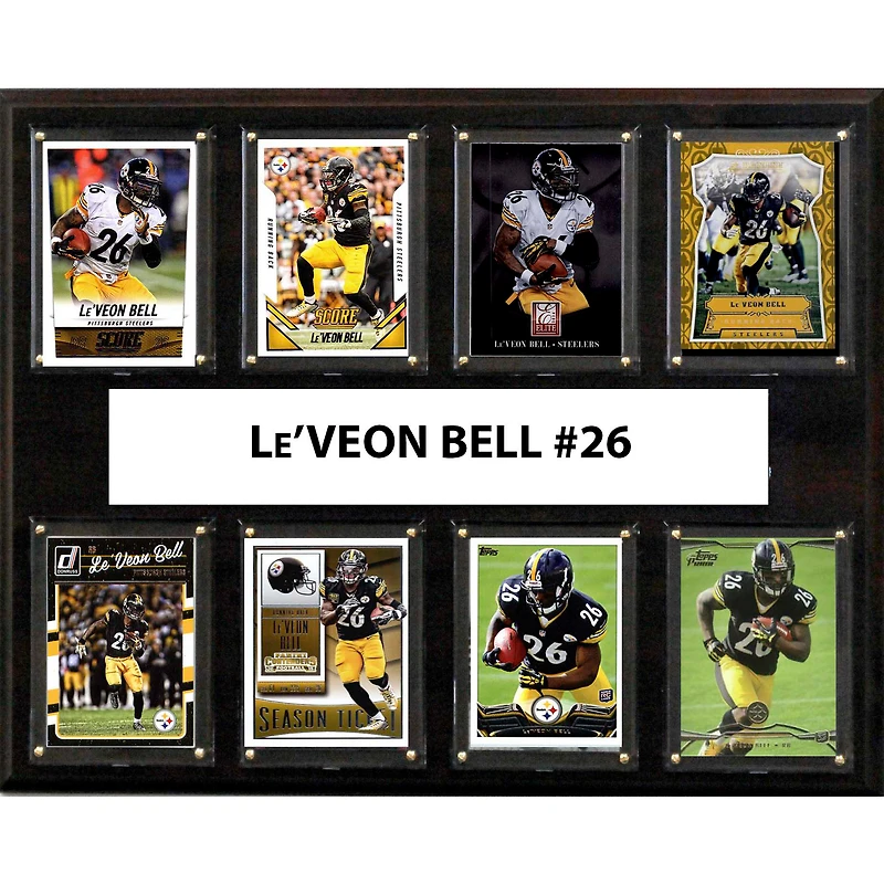 Le'Veon Bell Pittsburgh Steelers 12'' x 15'' Plaque