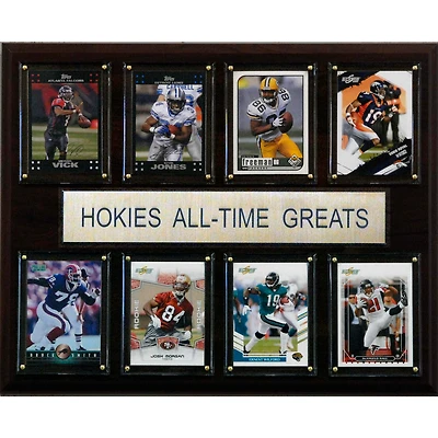 Virginia Tech Hokies 12'' x 15'' All-Time Greats Plaque
