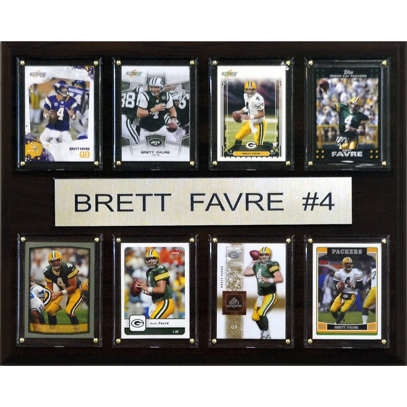 Brett Favre 12'' x 15'' Plaque