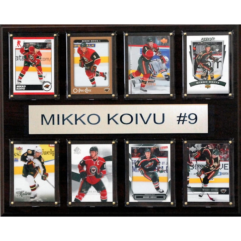 Mikko Koivu Minnesota Wild 12'' x 15'' Plaque