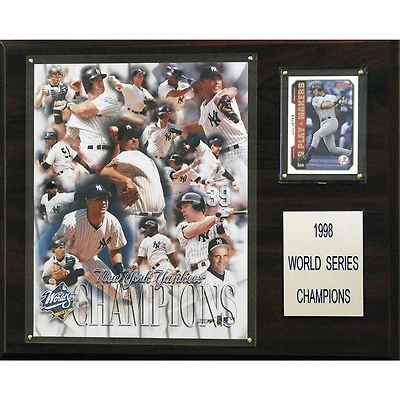 New York Yankees World Series Champions 12'' x 15'' Plaque