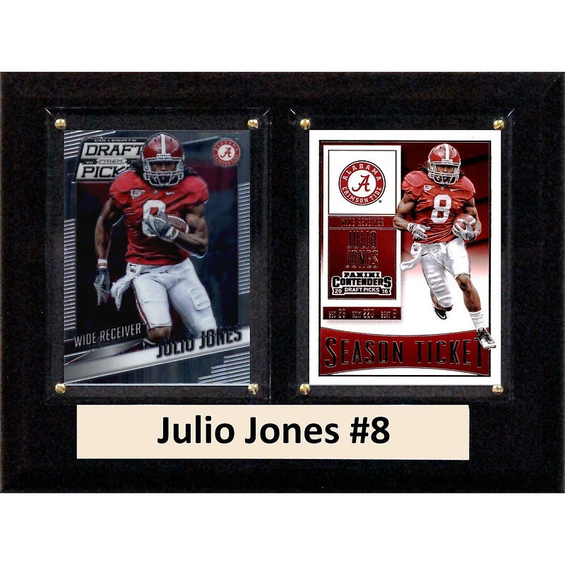 Julio Jones Alabama Crimson Tide 6'' x 8'' Plaque