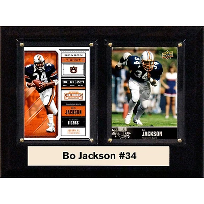 Bo Jackson Auburn Tigers 6'' x 8'' Plaque