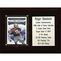 Roger Staubach Dallas Cowboys 6'' x 8'' Plaque