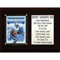 Barry Sanders Detroit Lions 6'' x 8'' Plaque