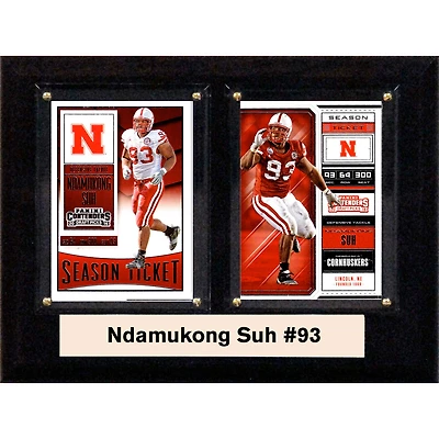 Ndamukong Suh Nebraska Huskers 6'' x 8'' Plaque