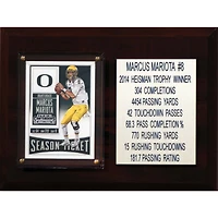 Marcus Mariota Oregon Ducks 6'' x 8'' Career Achievements Plaque