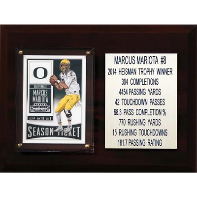 Marcus Mariota Oregon Ducks 6'' x 8'' Career Achievements Plaque
