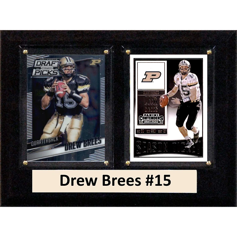 Drew Brees Purdue Boilermakers 6'' x 8'' Plaque
