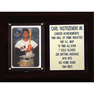 Carl Yastrzemski Boston Red Sox 6'' x 8'' Plaque