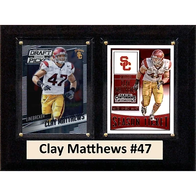 Clay Matthews USC Trojans 6'' x 8'' Plaque