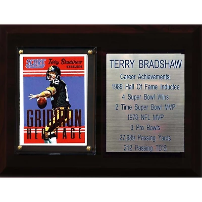 Terry Bradshaw Pittsburgh Steelers 6'' x 8'' Career Achievements Plaque