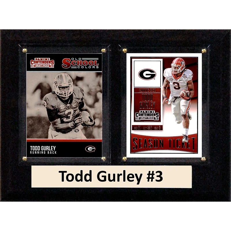 Todd Gurley II Georgia Bulldogs 6'' x 8'' Plaque
