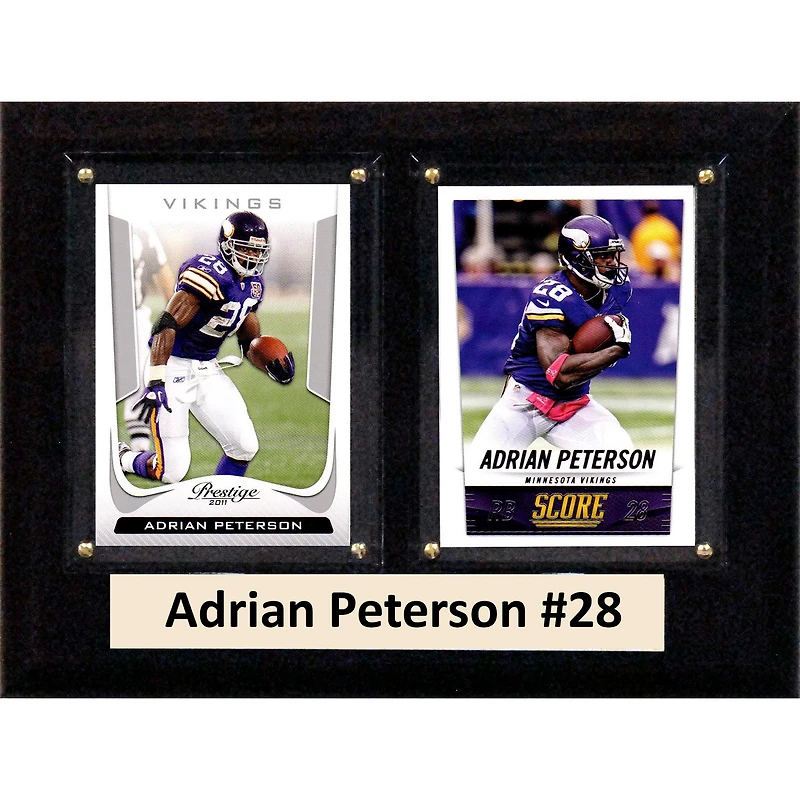 Adrian Peterson Minnesota Vikings 6'' x 8'' Plaque