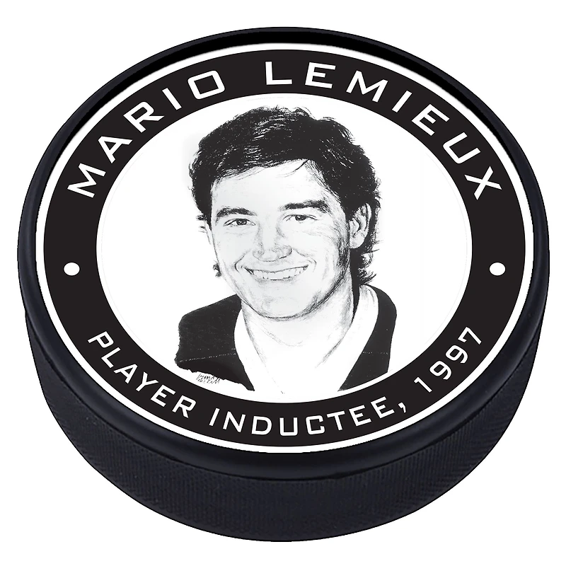 Mario Lemieux NHL Hall of Fame Collection Puck