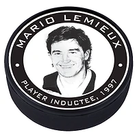 Mario Lemieux NHL Hall of Fame Collection Puck