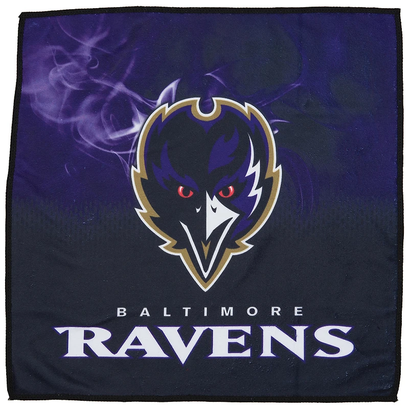 Baltimore Ravens 16'' x 16'' On Fire Bowling Towel