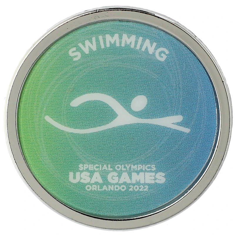 WinCraft 2022 Special Olympics USA Games Swimming Symbol Pin