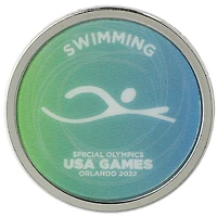 WinCraft 2022 Special Olympics USA Games Swimming Symbol Pin
