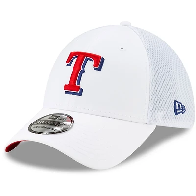 Men's New Era White Texas Rangers State 39THIRTY Flex Hat