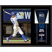 Mookie Betts Los Angeles Dodgers 12" x 15" 2020 MLB World Series Champions Sublimated Plaque