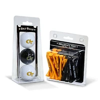 Georgia Tech Yellow Jackets 3-Golf Ball & 50-Golf Tee Set